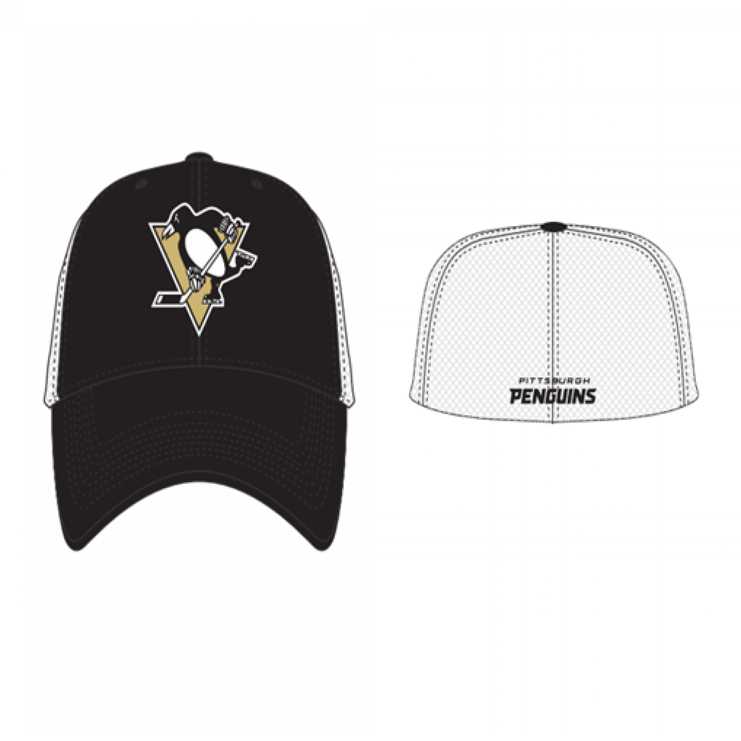 Кепка 47 BRAND Pittsburgh Penguins (H-DRFTD15OFE-BK)