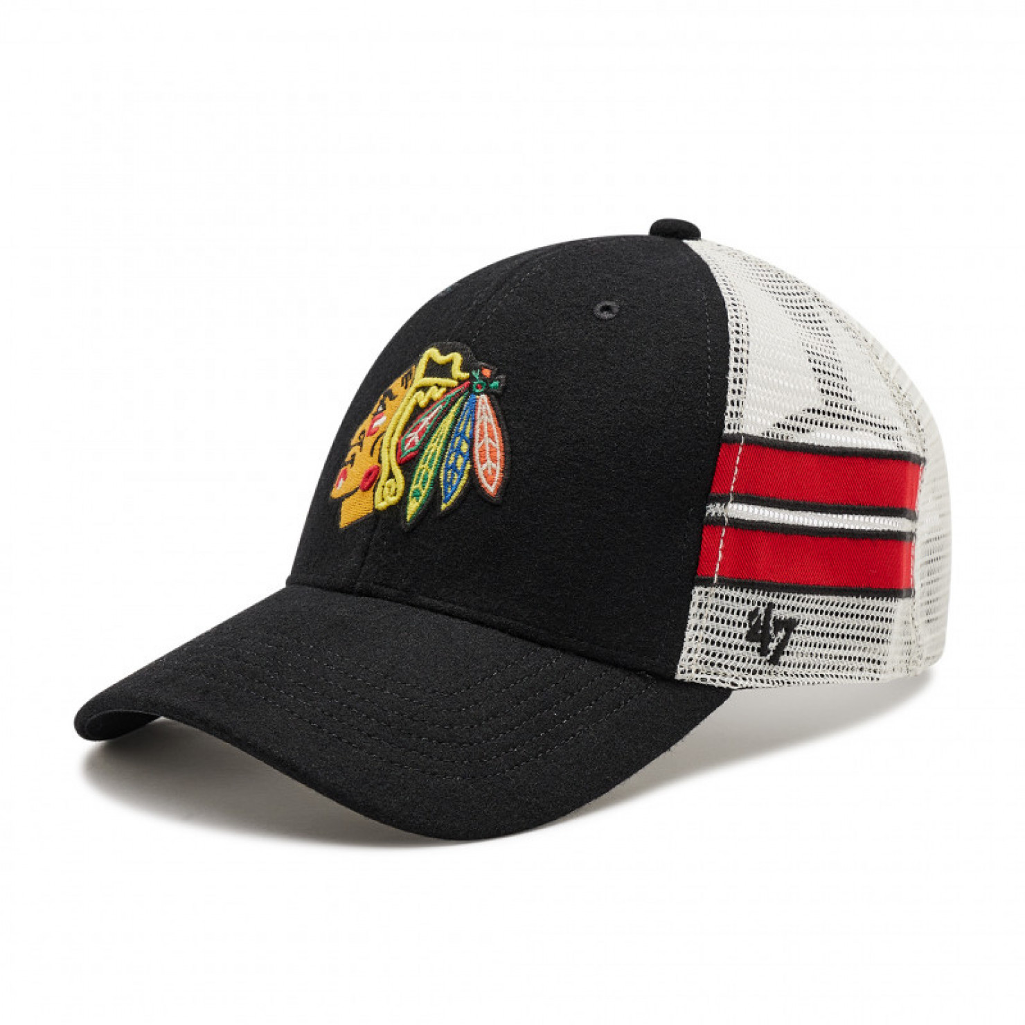 Кепка 47 BRAND Chicago Blackhawks (H-WILIS04WMP-BK)