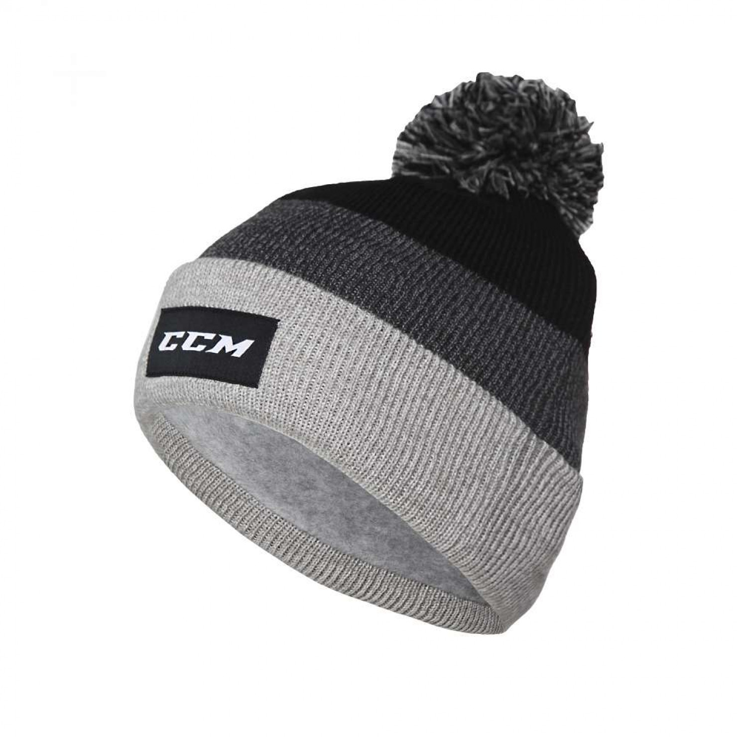 Шапка CCM TEAM CUFFED KNIT POM